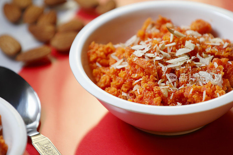 自制胡萝卜布丁/Gajar Halwa/印度甜点